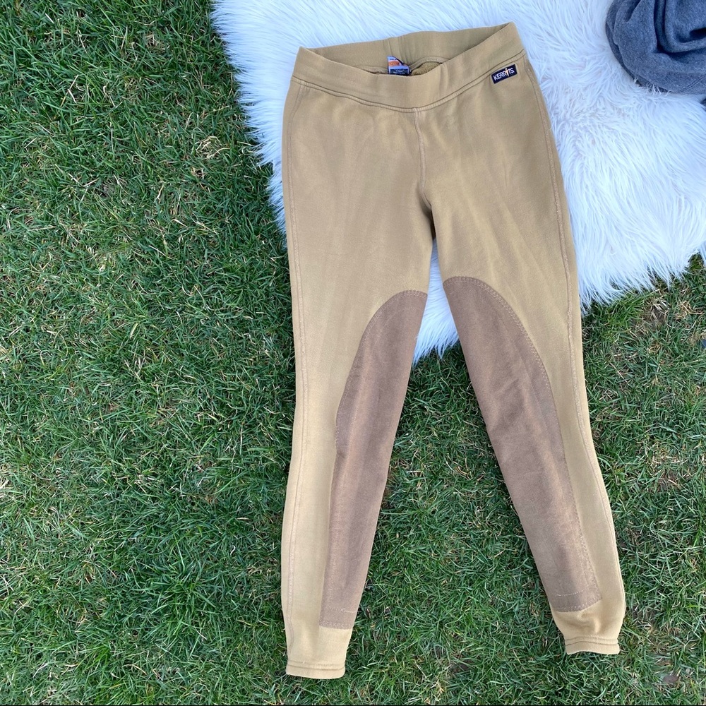 Kerrits tan equestrian skinny sweatpants medium